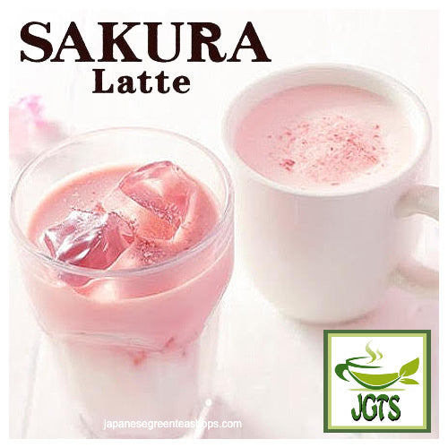 Tea Boutique Instant Sakura Latte - Served hot and cold
