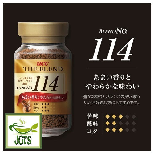 (UCC) The Blend 114 Instant Coffee (Jar) - Flavor map
