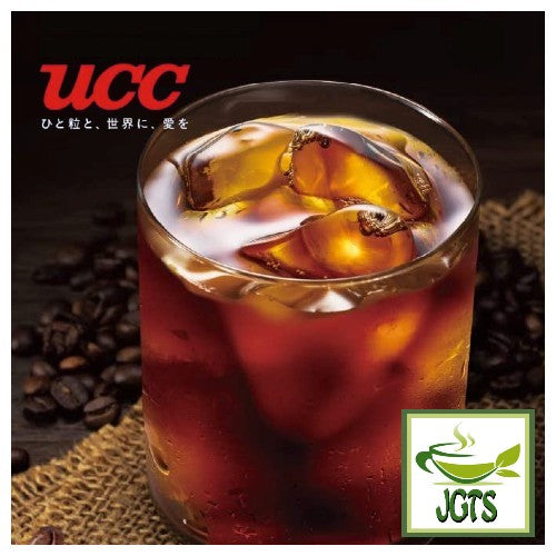 (UCC) The Blend Instant Coffee - Brewed Iced inn glass