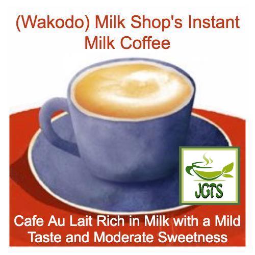 (Wakodo) Milk Shop's Instant Milk Coffee 8 Sticks - Rich taste moderate sweetness